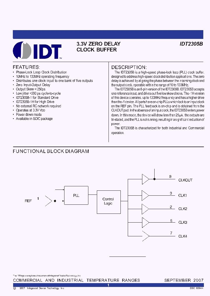 IDT2305B-1HDC_2400476.PDF Datasheet