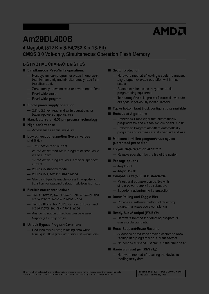 AM29DL400BT-70RFC_2430480.PDF Datasheet