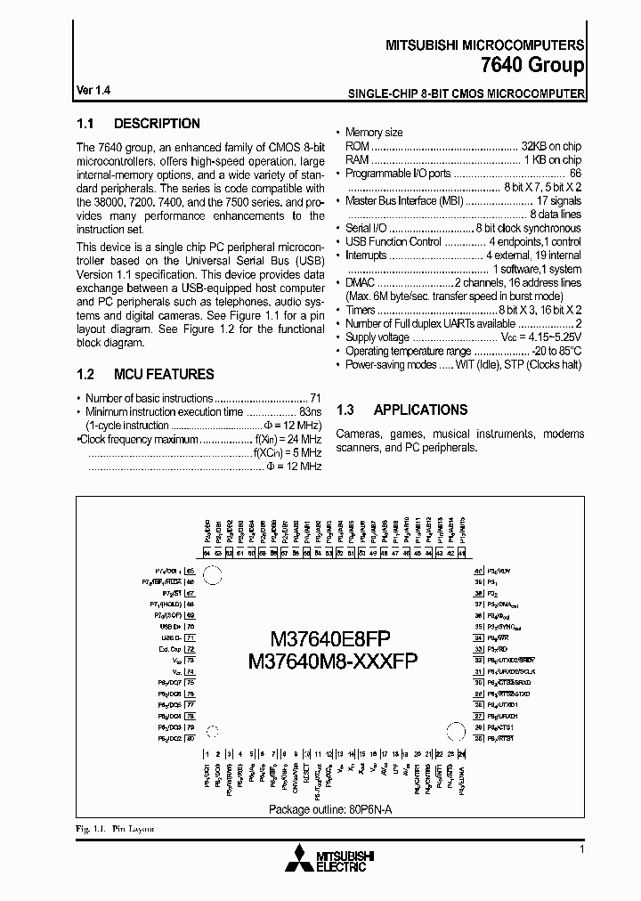 M37640M8-126FP_2439417.PDF Datasheet