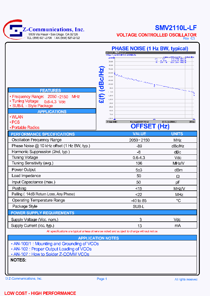 SMV2110L-LF_2439130.PDF Datasheet