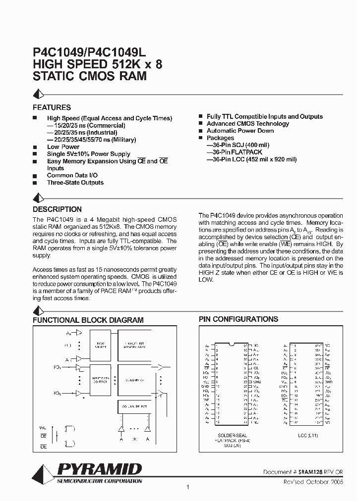 P4C1049L-70L36MB_2463752.PDF Datasheet