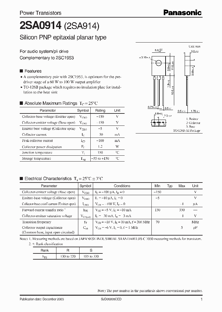 2SA914_2468870.PDF Datasheet