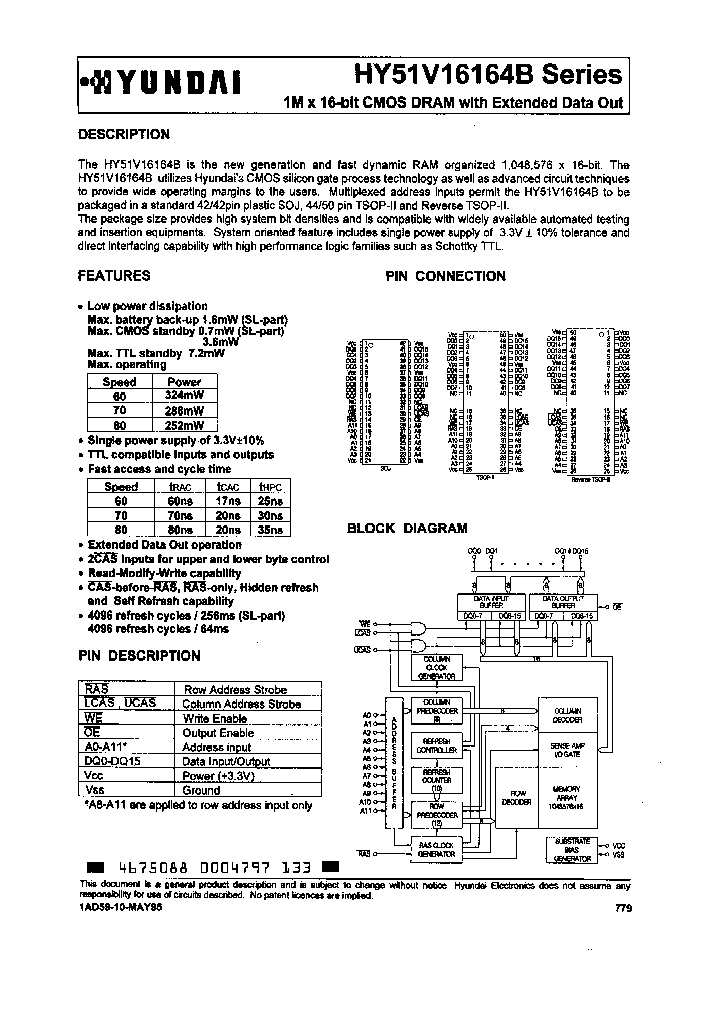 HY51V16164BSLRC-60_2469117.PDF Datasheet