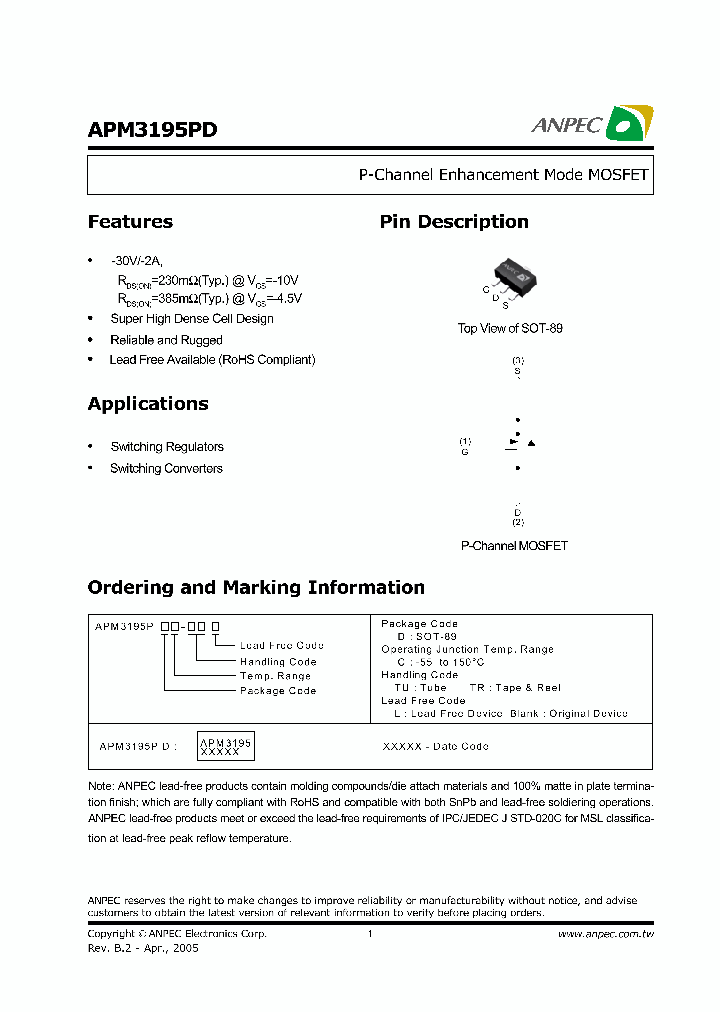 APM3195PDC-TRL_2477342.PDF Datasheet