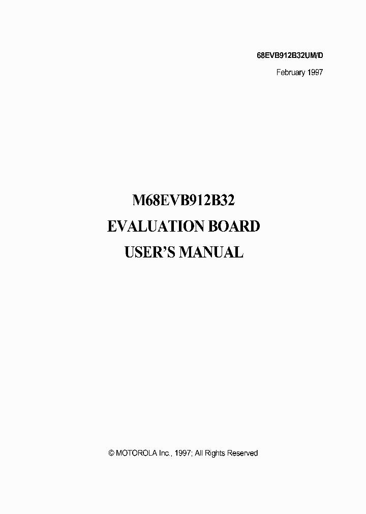 68EVB912B32UM_2504153.PDF Datasheet