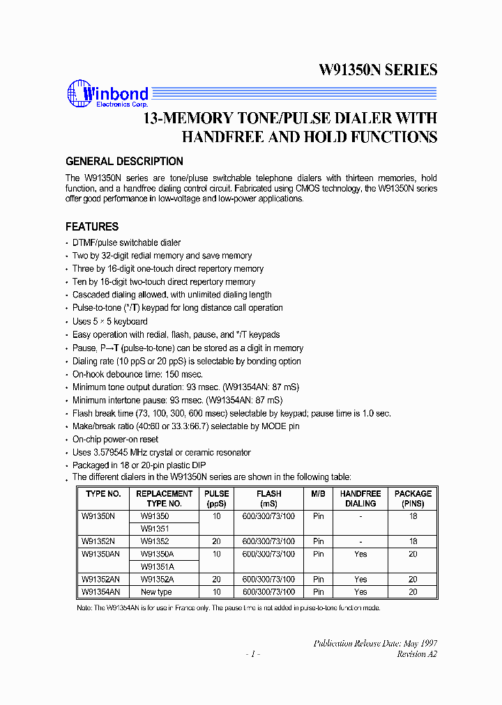 W9135XN_2515100.PDF Datasheet