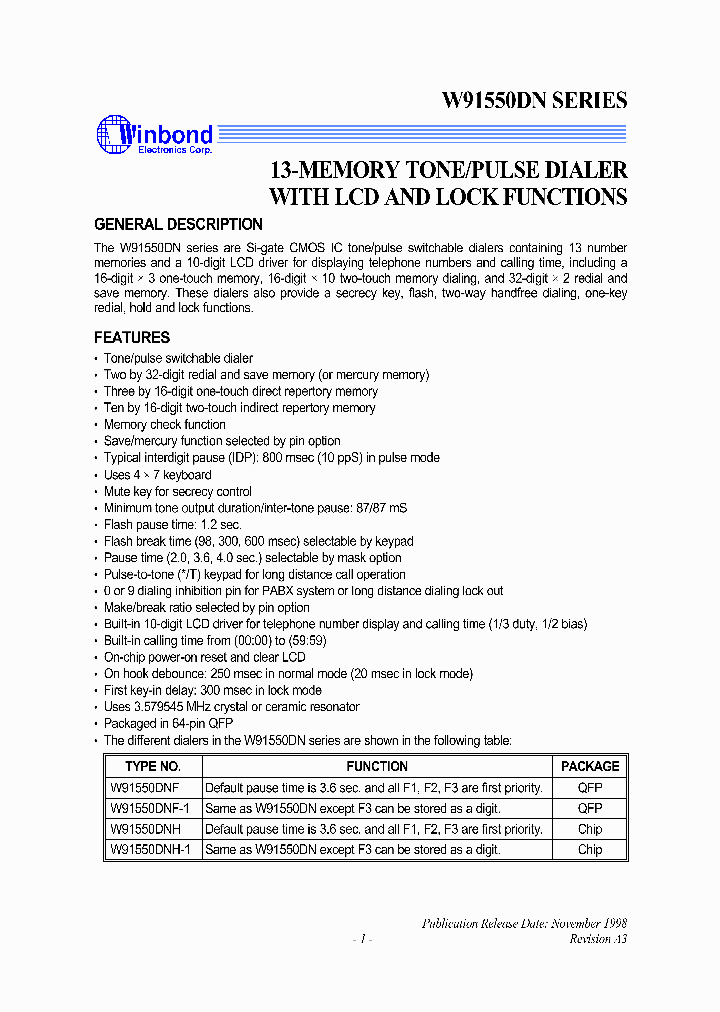 W91550DN_2515113.PDF Datasheet