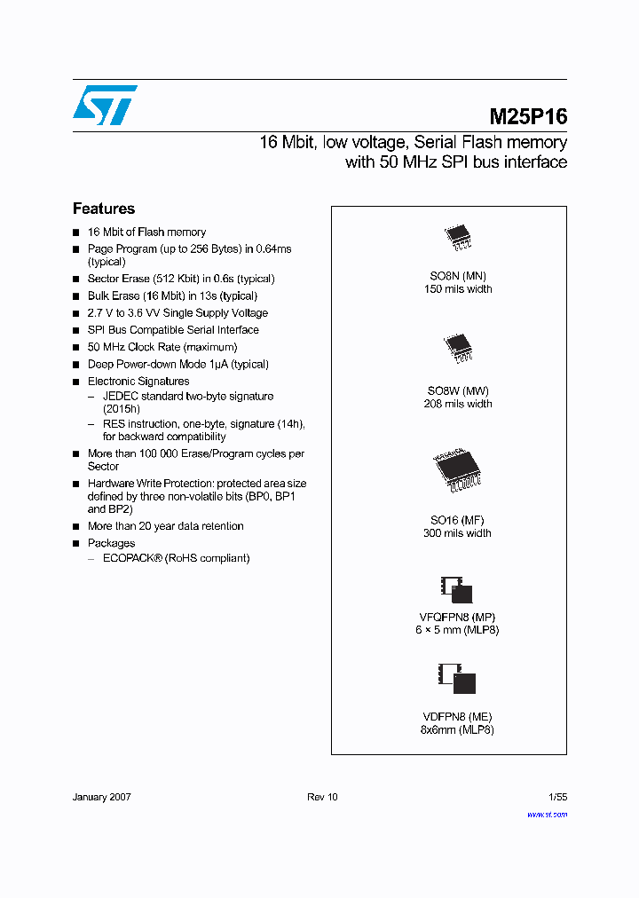 M25P16-VME3TG_2534328.PDF Datasheet