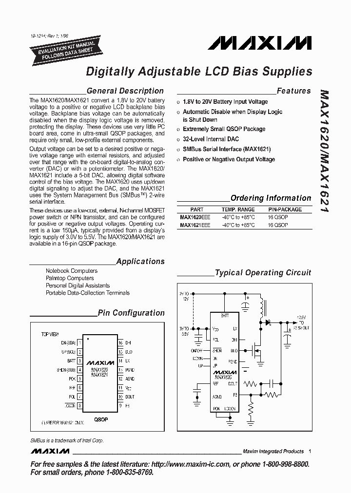 MAX1620-MAX1621_2534573.PDF Datasheet