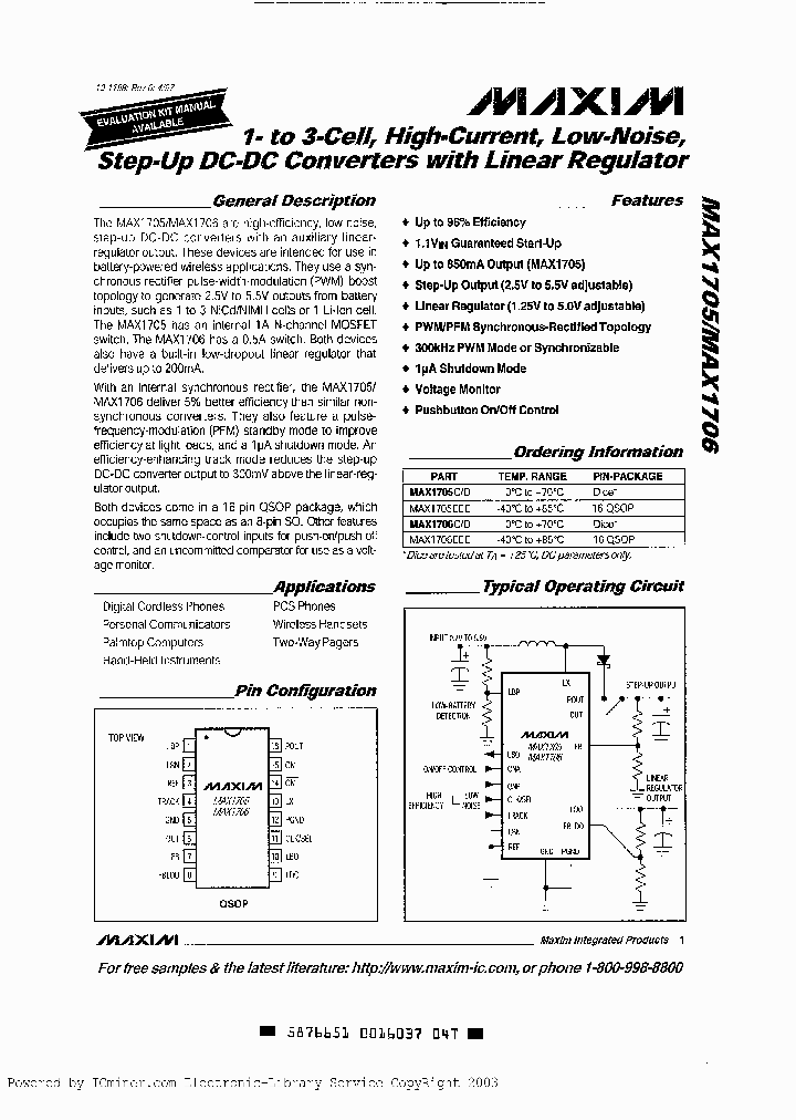 MAX1705MAX1706_2536649.PDF Datasheet