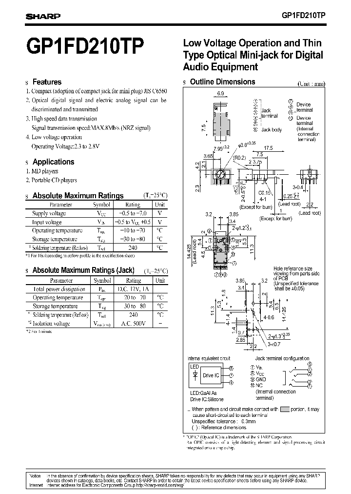 GP1FD210TP_2555805.PDF Datasheet