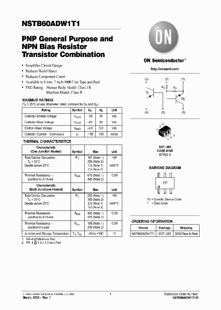 NSTB60ADW1T1D_2562767.PDF Datasheet