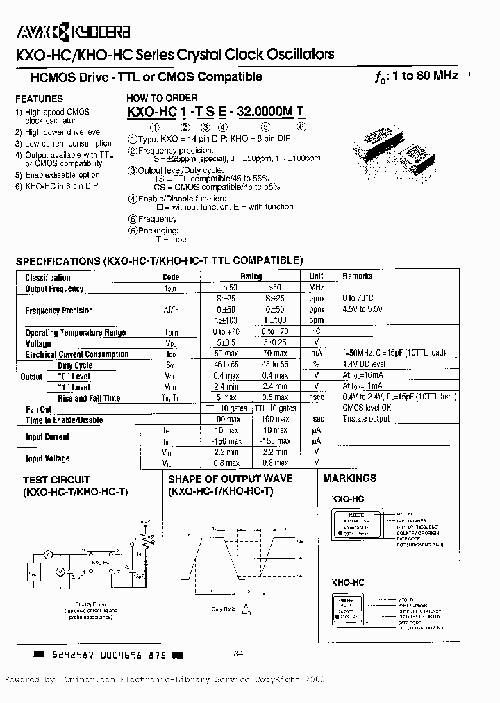 KHO-HC0C1M_2595420.PDF Datasheet