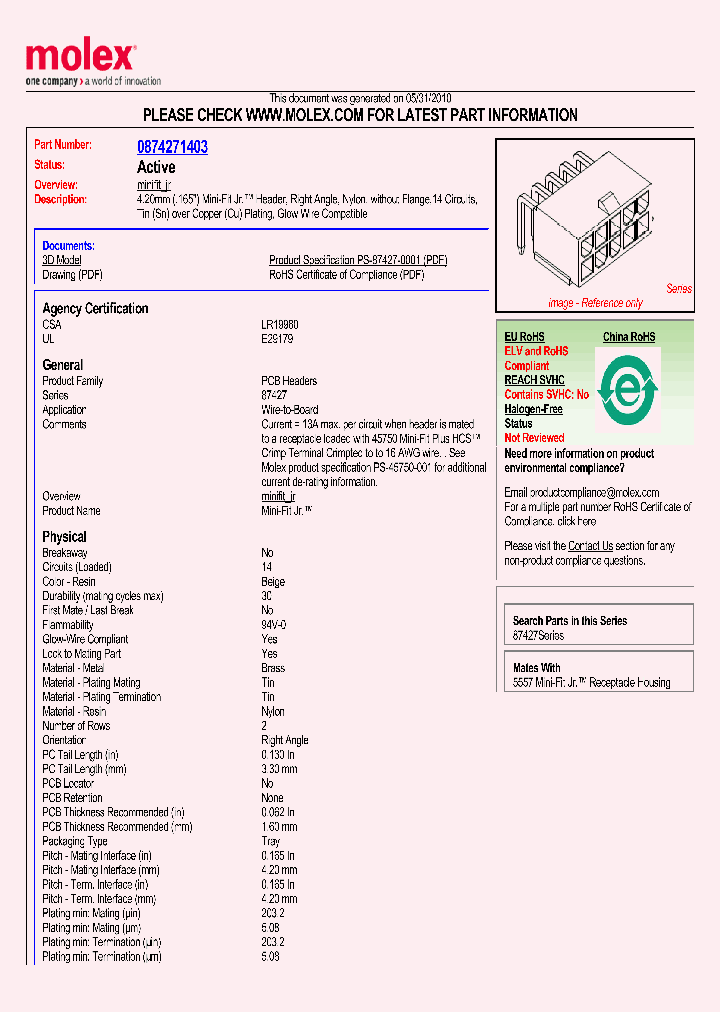 87427-1403_2610949.PDF Datasheet