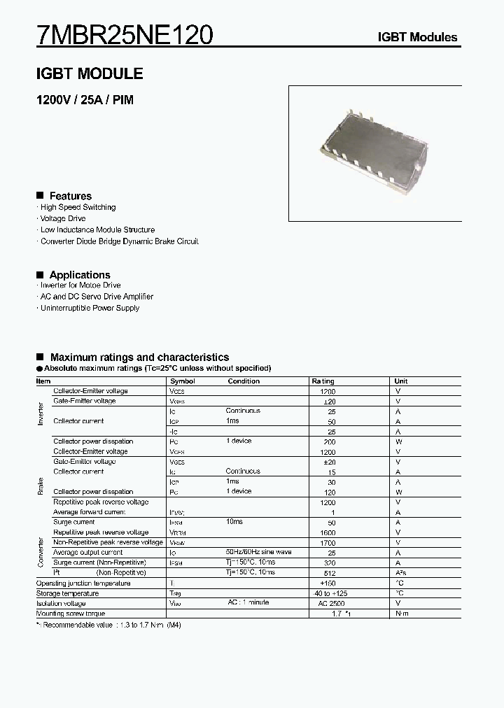 7MBR25NE-120_2619555.PDF Datasheet