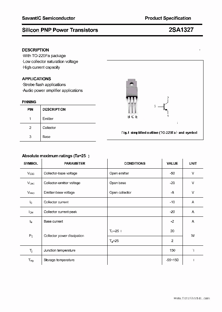 2SA1327_2620173.PDF Datasheet