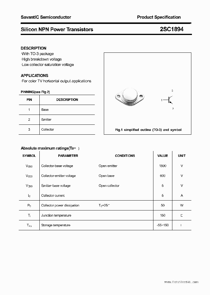 2SC1894_2620302.PDF Datasheet