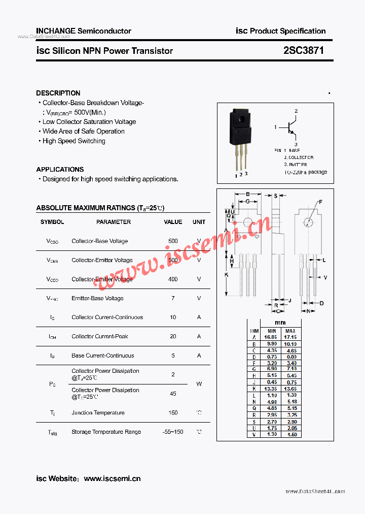 2SC3871_2620422.PDF Datasheet