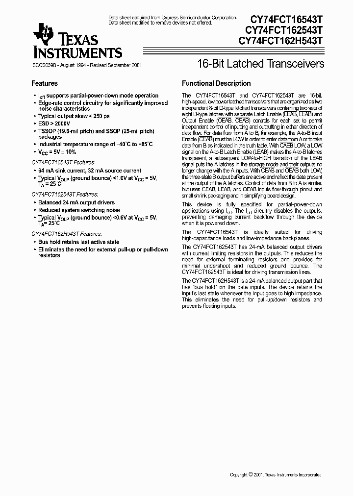 CY74FCT162H543T_2631770.PDF Datasheet