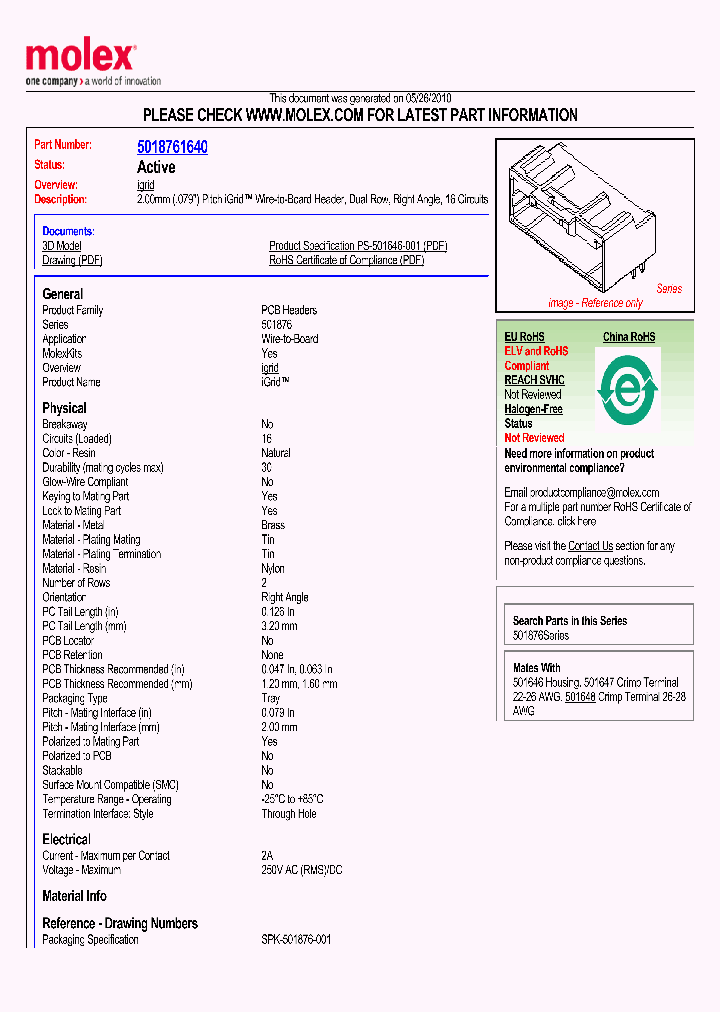 5018761640_2666605.PDF Datasheet