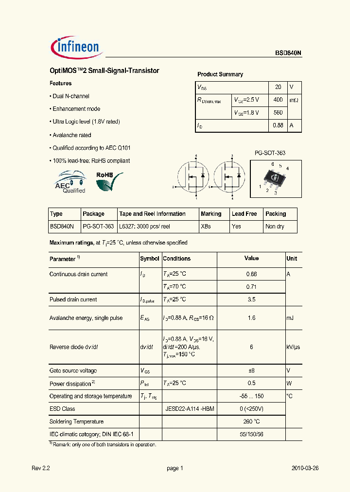 BSD840N_2669653.PDF Datasheet