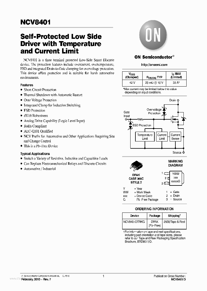 NCV8401_2685002.PDF Datasheet