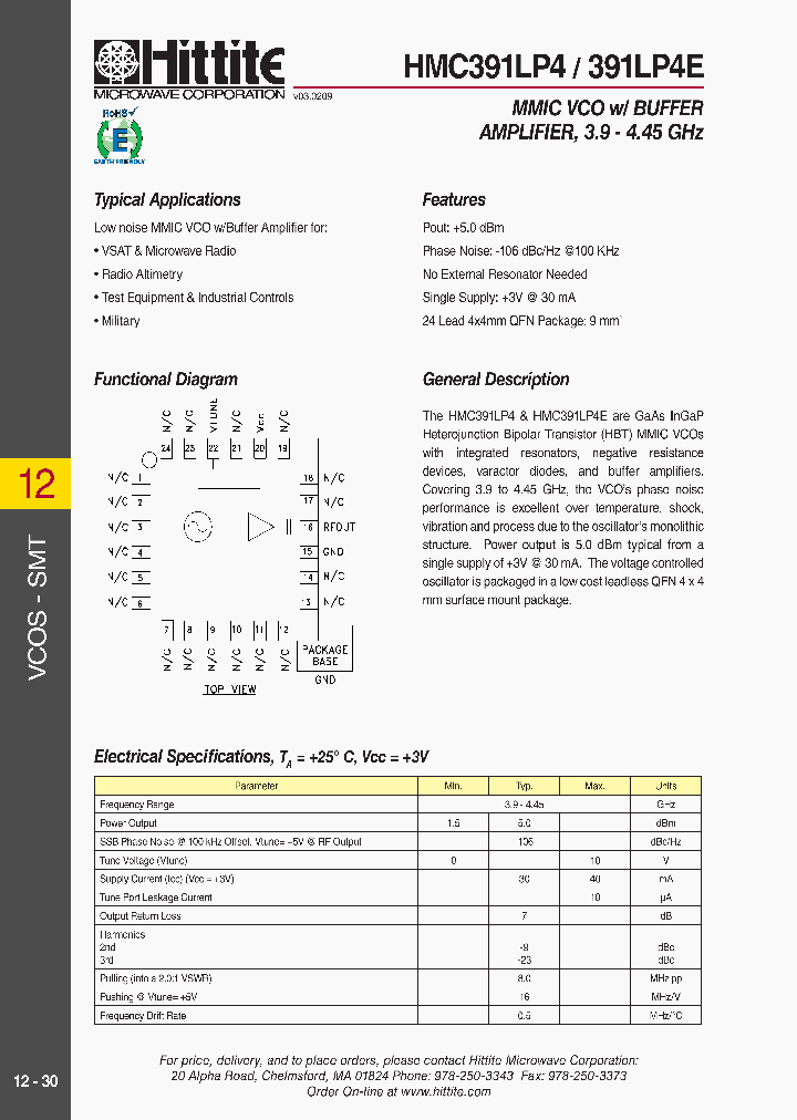 HMC391LP4E_2705587.PDF Datasheet