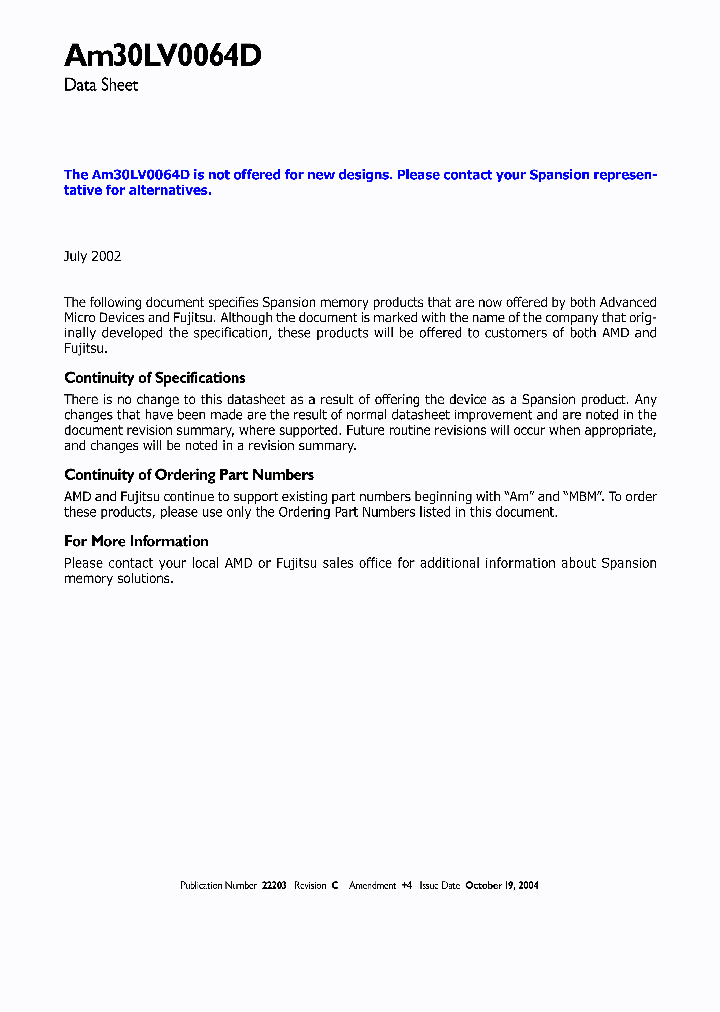 AM30LV0064DJ40F2IT_2710271.PDF Datasheet
