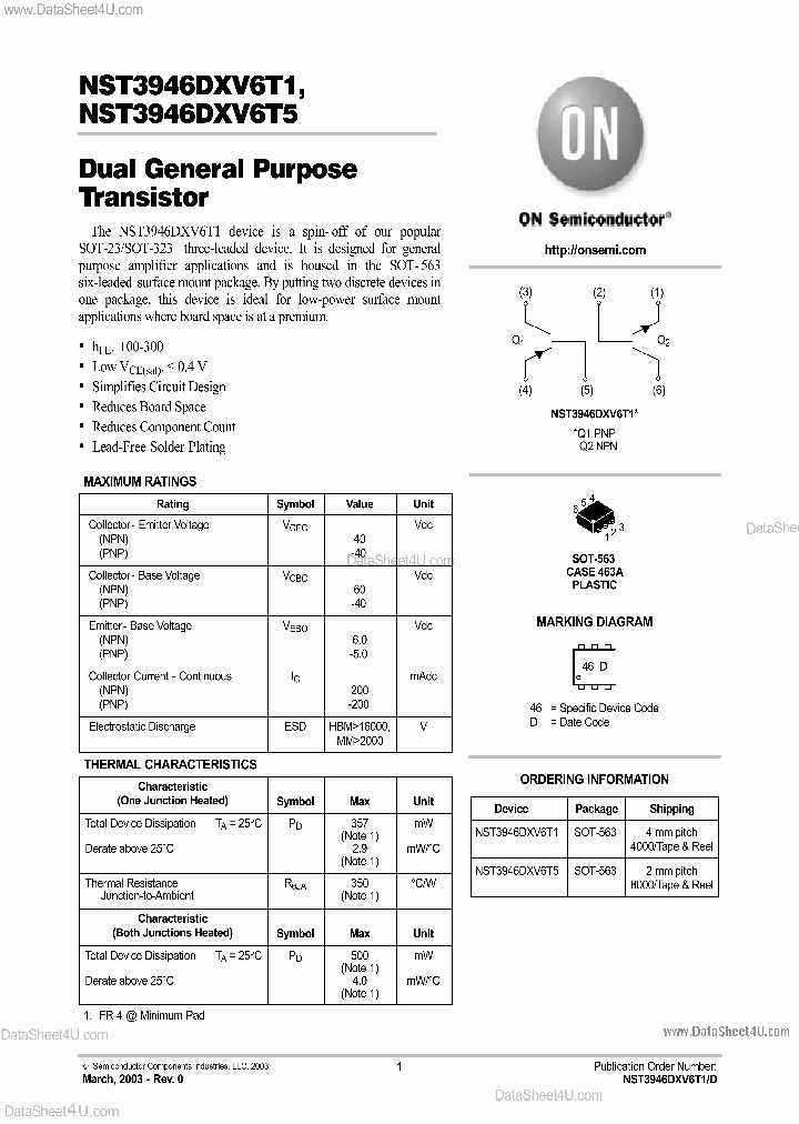 NST3946DXV6T1_2755161.PDF Datasheet