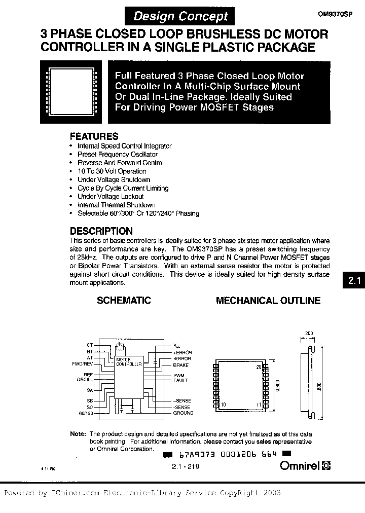 OM9370SP_2763102.PDF Datasheet