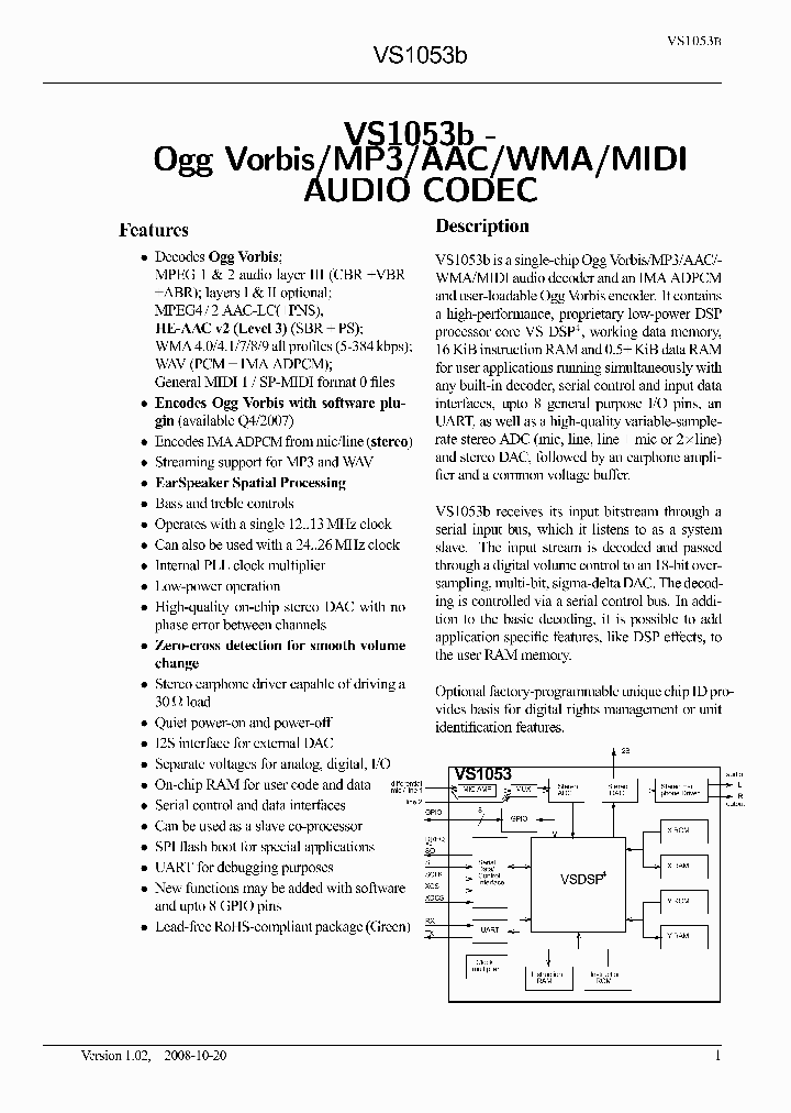 VS1053B_2769519.PDF Datasheet