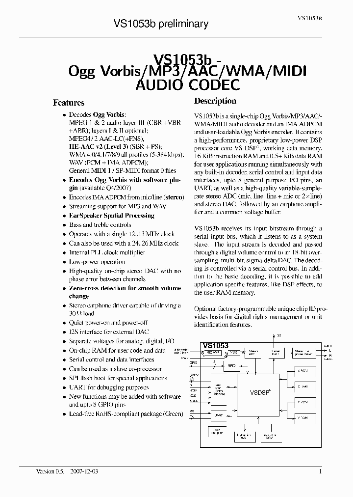 VS1053B_2769615.PDF Datasheet