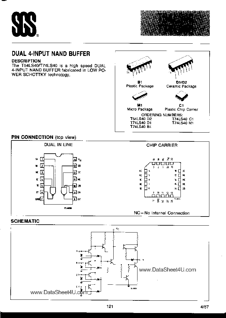 T74LS40_2774151.PDF Datasheet