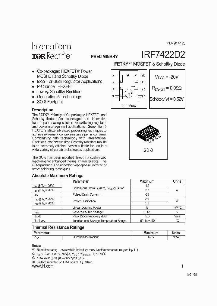 IRF7422D2_2777591.PDF Datasheet