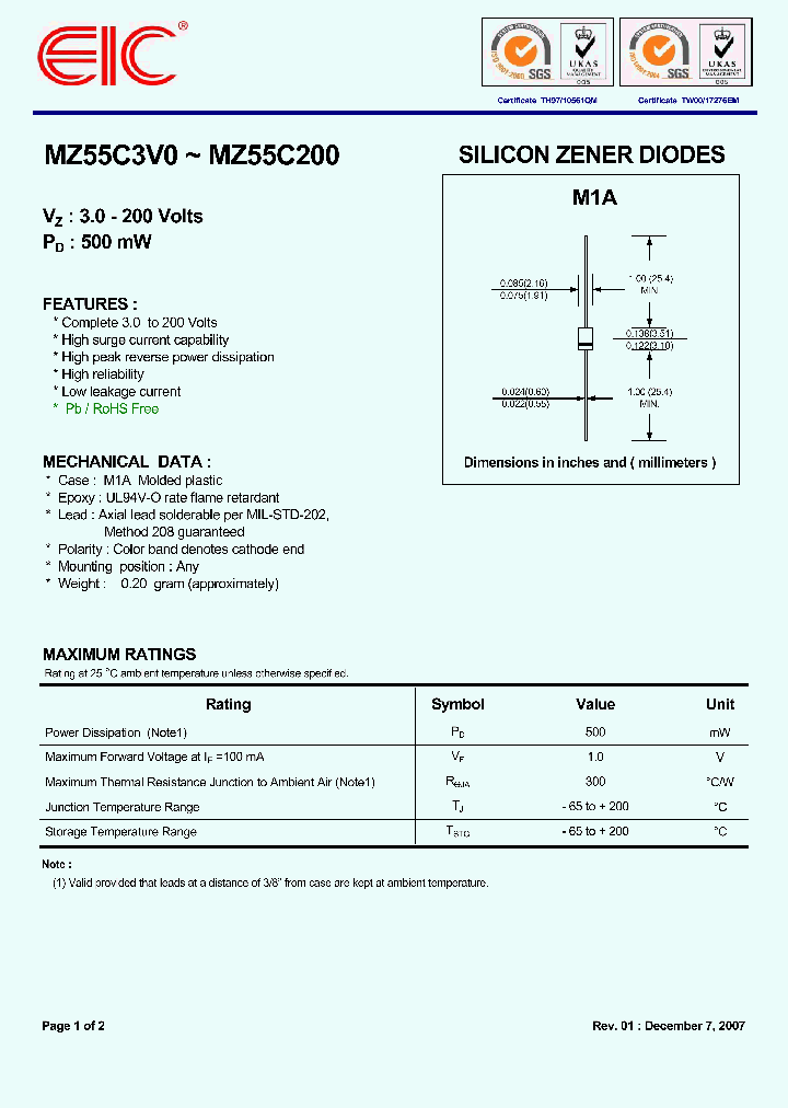 MZ55C110_2781461.PDF Datasheet