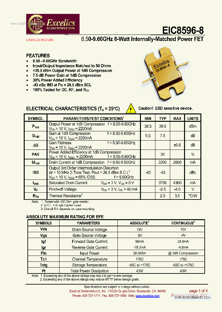 EIC8596-8_2784626.PDF Datasheet