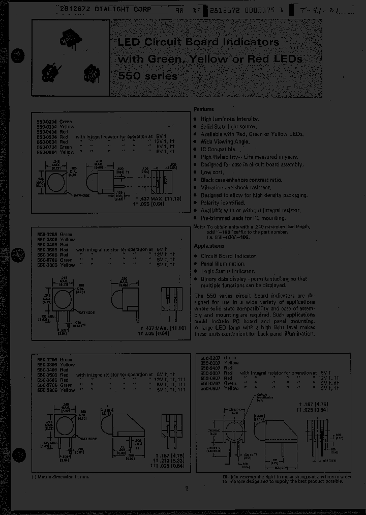 550-0604-100_2788718.PDF Datasheet