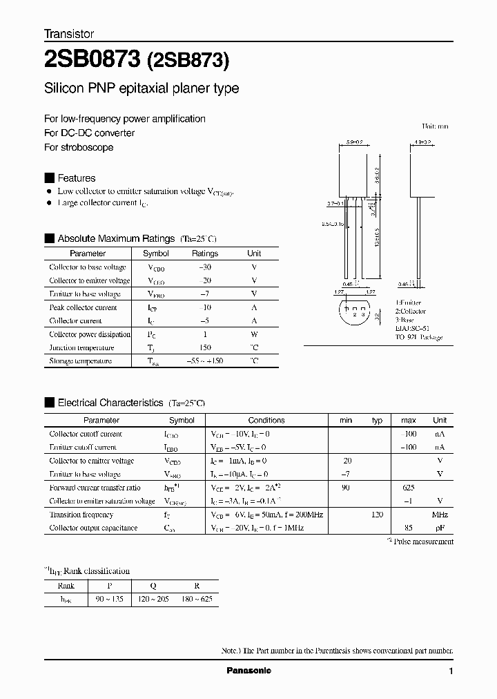 2SB873R_2828465.PDF Datasheet