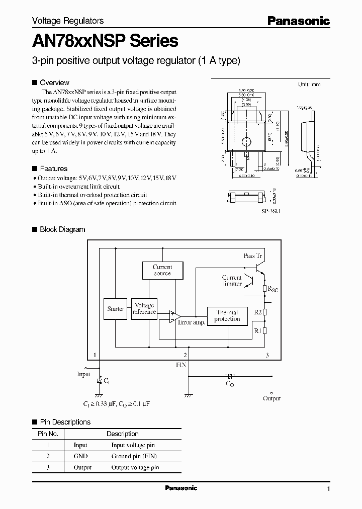 AN7815NSP_2862765.PDF Datasheet