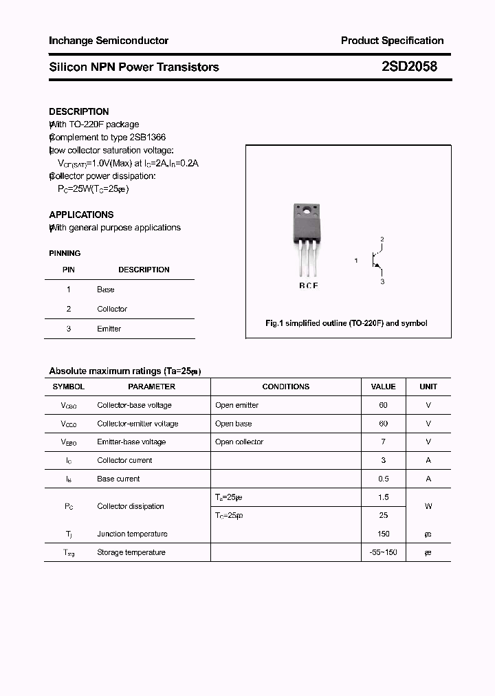 2SD2058_2880311.PDF Datasheet