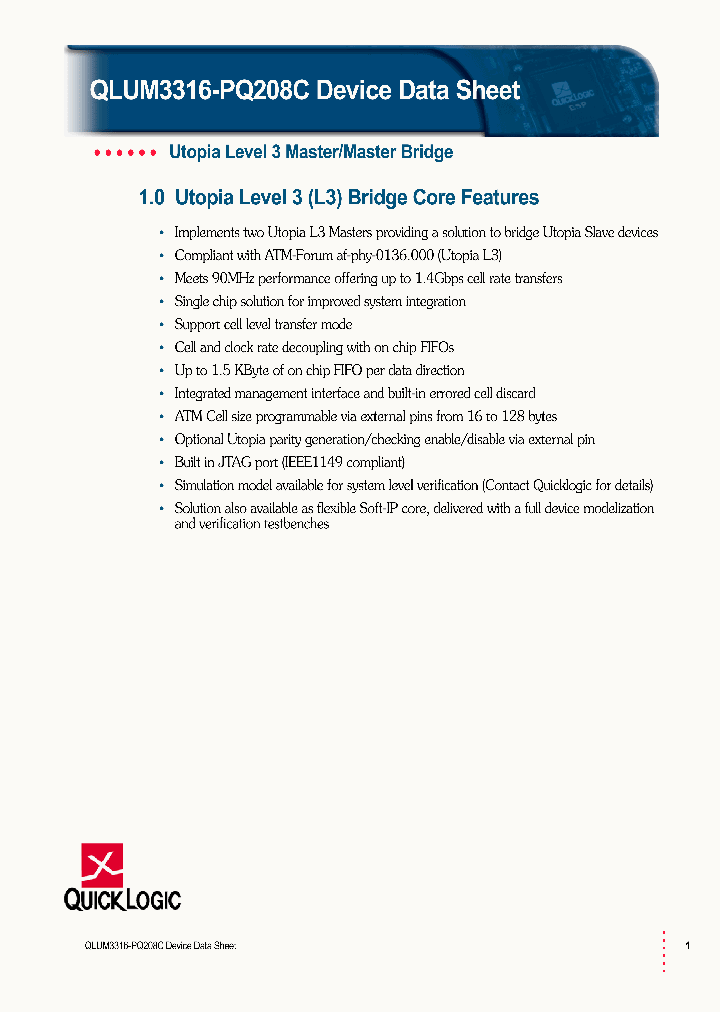 QLUM3316-PQ208C_2885105.PDF Datasheet