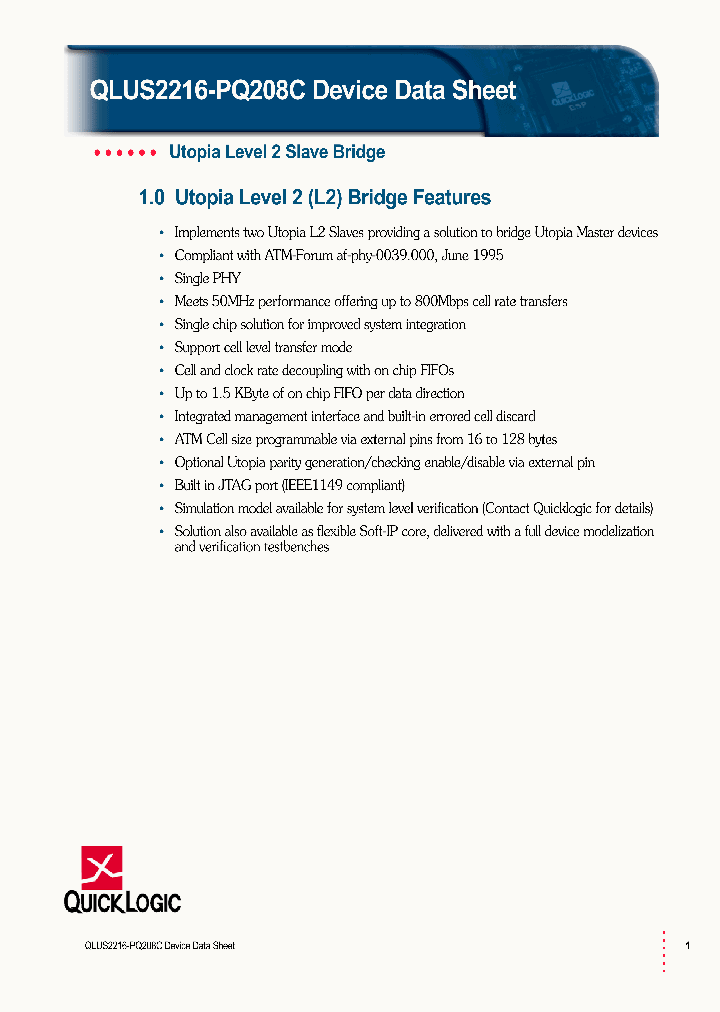 QLUS2216-PQ208C_2885107.PDF Datasheet