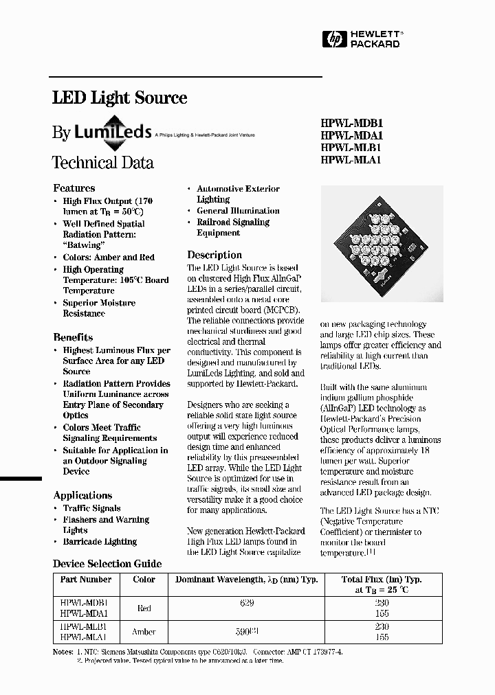 HPWL-MDB1_2909986.PDF Datasheet