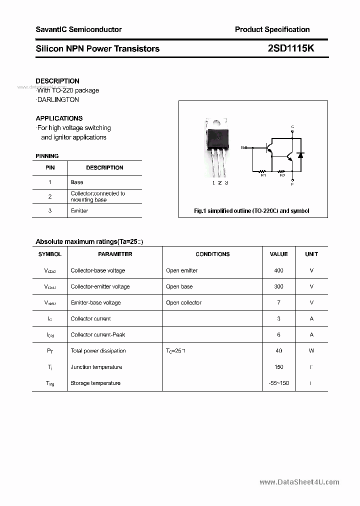 2SD1115K_2923920.PDF Datasheet