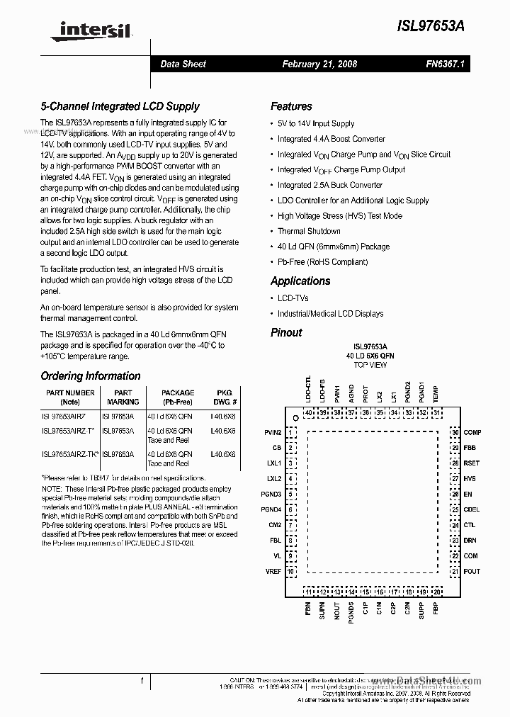 ISL97653A_2932114.PDF Datasheet