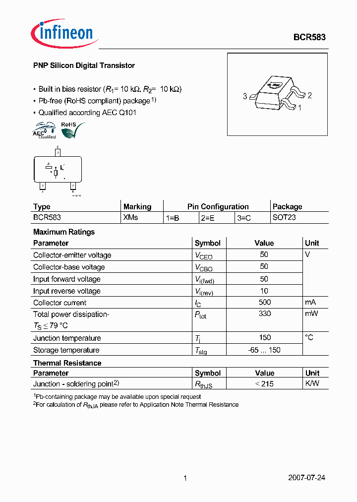 BCR58307_2938859.PDF Datasheet