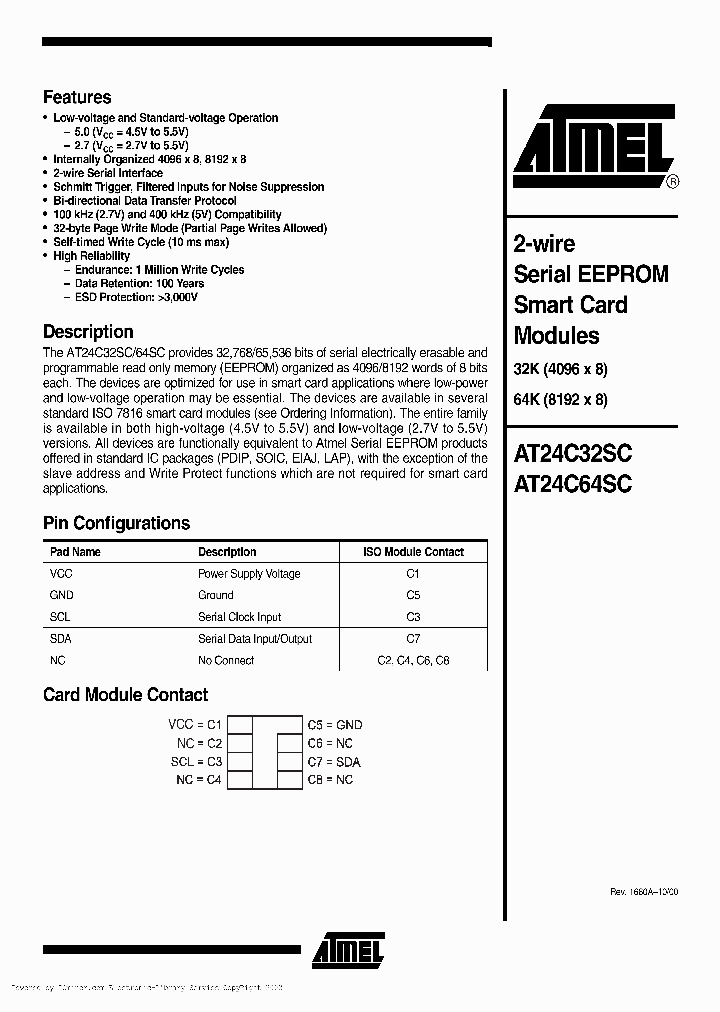 AT24C64SC-09BT_2947724.PDF Datasheet