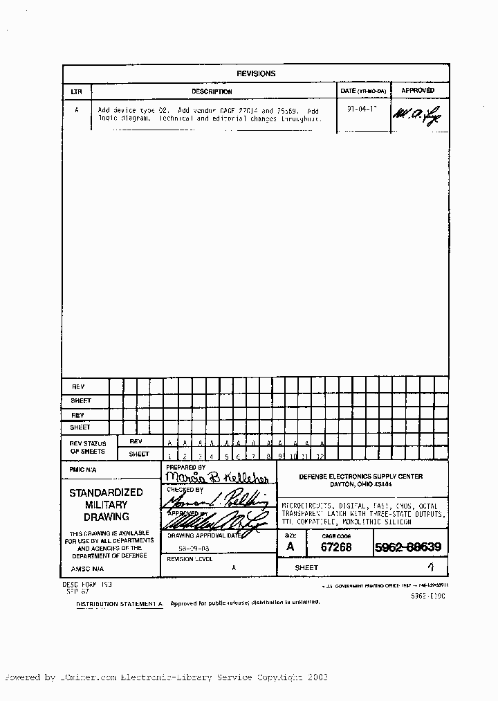 5962-88639012X_2956685.PDF Datasheet