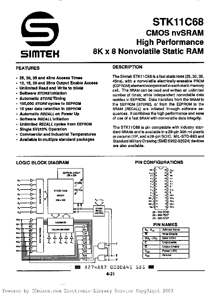 STK11C68-W30_2970184.PDF Datasheet
