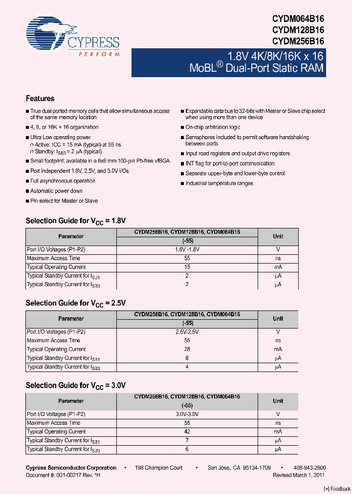 CYDM064B16_2975802.PDF Datasheet